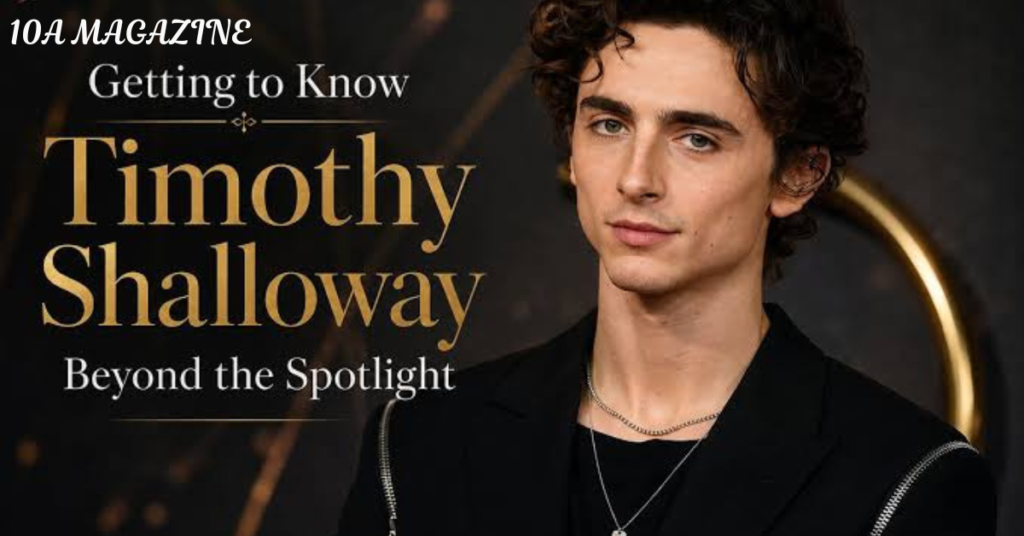 The Actor the World Knows as Timothée Chalamet